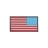 Picture of 3D PVC Patch 2 x 1 Reverse Detailed American Flag