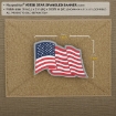 Picture of 3 x 2 Old Glory Waving with Pride 3D PVC Patch