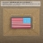 Picture of 3.25 x 1.75 Reverse American Flag 3D PVC Patch