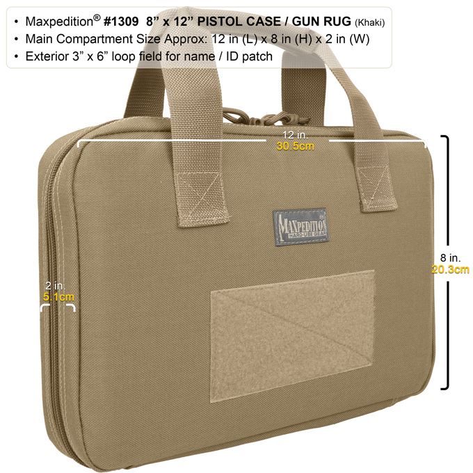 Pistol Case / Gun Rug | 8 by 12 | Maxpedition | Adventure Gear Canada
