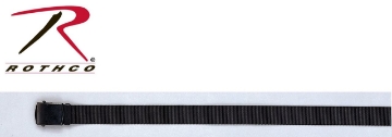 Show details for Black Nylon Web Belt with Black Buckle by Rothco® Picture of Black Nylon Web Belt with Black Buckle by Rothco®