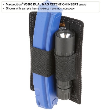 Show details for Dual Mag Retention Insert by Maxpedition® Picture of Dual Mag Retention Insert by Maxpedition®