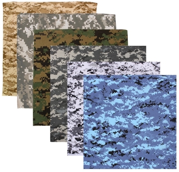Show details for Digital Camo Bandanas 22 inch by Rothco® Picture of Digital Camo Bandanas 22 inch by Rothco®