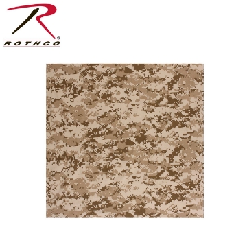 Show details for 27 x 27 Digital Camo Bandanas by Rothco® Picture of 27 x 27 Digital Camo Bandanas by Rothco®