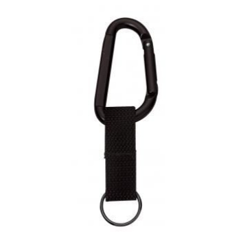 Show details for Jumbo 80MM Carabiner with Web Strap Key Ring by Rothco® Picture of Jumbo 80MM Carabiner with Web Strap Key Ring by Rothco®