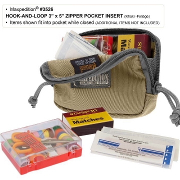 Show details for Hook-&-Loop 3 x 5 Zipper Pocket by Maxpedition® Picture of Hook-&-Loop 3 x 5 Zipper Pocket by Maxpedition®