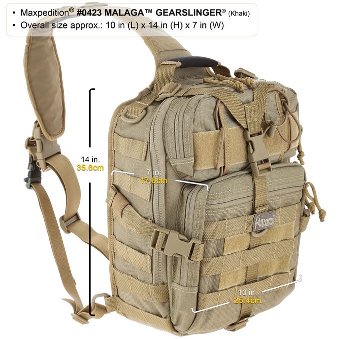 Maxpedition - Lunada Gearslinger Axelväska Svart - - Lifestyle Outdoor EDC - Online Since 2009