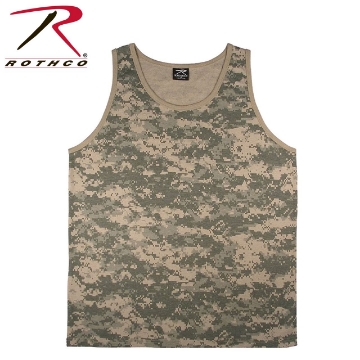 Show details for Camo Tank Top Poly/Cotton by Rothco® Picture of Camo Tank Top Poly/Cotton by Rothco®