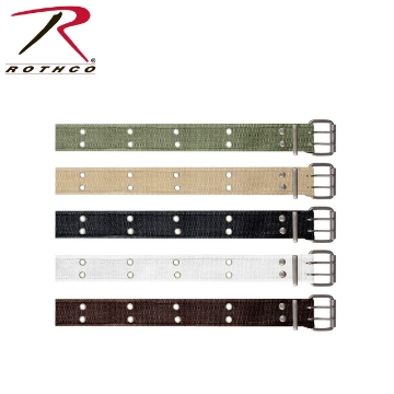 Show details for Vintage Double Prong Buckle Belt by Rothco® Picture of Vintage Double Prong Buckle Belt by Rothco®