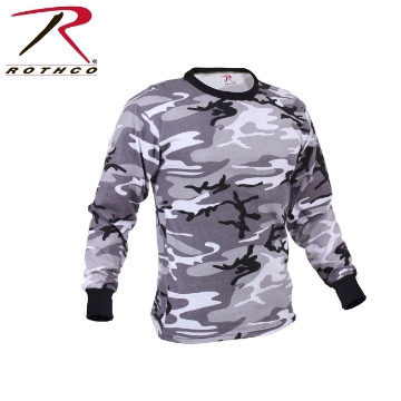Show details for T-Shirt - Long Sleeve Coloured Camo Poly/Cotton by Rothco® Picture of T-Shirt - Long Sleeve Coloured Camo Poly/Cotton by Rothco®