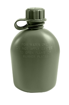 Show details for G.I. 1 Qt. 3 Piece Plastic Canteen Picture of G.I. 1 Qt. 3 Piece Plastic Canteen
