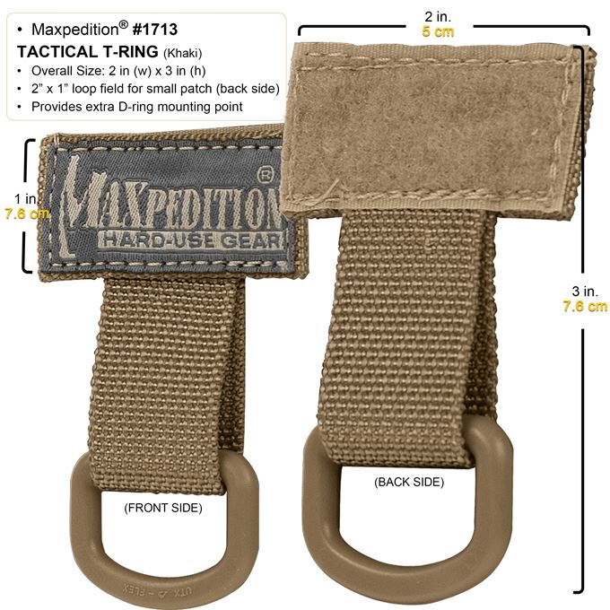 Tactical T-Ring | MOLLE | PALS | Maxpedition | Adventure Gear Canada