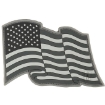 Picture of 3 x 2 Old Glory Waving with Pride 3D PVC Patch