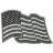 Picture of 3 x 2 Old Glory Waving with Pride 3D PVC Patch