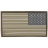 Picture of 3.25 x 1.75 Reverse American Flag 3D PVC Patch