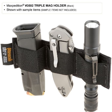 Show details for Modular Triple Mag Holder by Maxpedition® Picture of Modular Triple Mag Holder by Maxpedition®