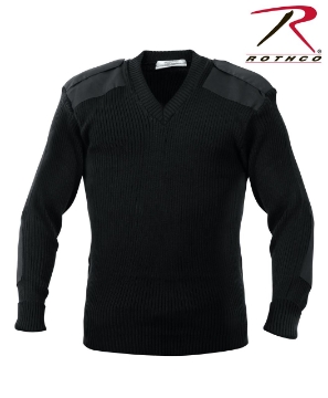 Show details for GI Style Acrylic V-Neck Sweater by Rothco® Picture of GI Style Acrylic V-Neck Sweater by Rothco®