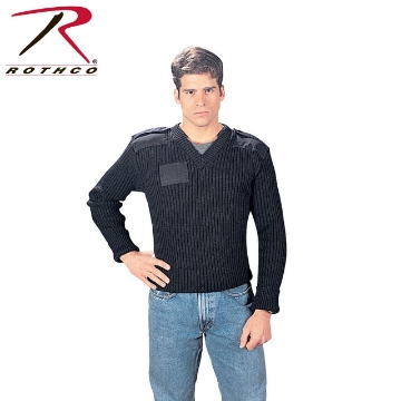 Show details for Wool V-Neck Duty Sweater by Rothco® Picture of Wool V-Neck Duty Sweater by Rothco®
