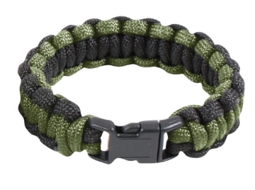 Show details for Two-Tone Paracord Bracelet by Rothco® Picture of Two-Tone Paracord Bracelet by Rothco®
