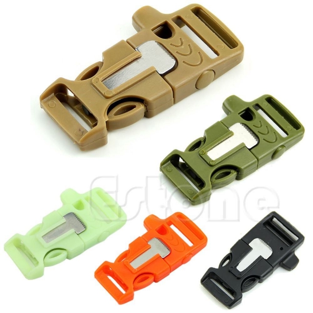 Picture of 3/4 Inch Whistle Buckle Flint Fire Starter Escaper - Estone