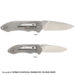 Picture of EXCELSA Large Framelock Folding Knife (D2 blade, Titanium handle)