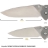 Picture of EXCELSA Small Framelock Folding Knife (D2 blade, Titanium handle)