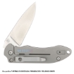 Picture of EXCELSA Small Framelock Folding Knife (D2 blade, Titanium handle)