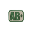 Picture of AB+ (Positive) Blood Type Patch  1.5" x 1.125"