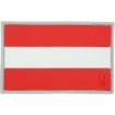 Picture of Austria Flag PVC Patch  3" x 1.9" by Maxpedition®