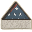 Picture of Freedom Is Not Free PVC Patch 3" x 2.8" by Maxpedition®