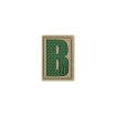 Picture of LETTER "B" PVC Patch 0.84" x 1.18" by Maxpedition®