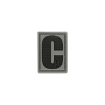 Picture of LETTER "C" PVC Patch 0.84" x 1.18" by Maxpedition®