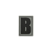 Picture of LETTER "B" PVC Patch 0.84" x 1.18" by Maxpedition®