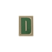 Picture of LETTER "D" PVC Patch 0.84" x 1.18" by Maxpedition®