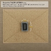 Picture of LETTER "D" PVC Patch 0.84" x 1.18" by Maxpedition®