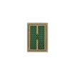 Picture of LETTER "H" PVC Patch 0.84" x 1.18" by Maxpedition®