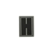 Picture of LETTER "H" PVC Patch 0.84" x 1.18" by Maxpedition®