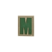 Picture of LETTER "M" PVC Patch 0.94" x 1.18" by Maxpedition®