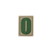 Picture of LETTER "O" PVC Patch 0.7" x 1.18" by Maxpedition®