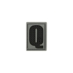 Picture of LETTER "Q" PVC Patch 0.84" x 1.18" by Maxpedition®