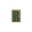 Picture of LETTER "R" PVC Patch 0.84" x 1.18" by Maxpedition®