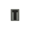 Picture of LETTER "T" PVC Patch 0.84" x 1.18" by Maxpedition®