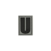 Picture of LETTER "U" PVC Patch 0.84" x 1.18" by Maxpedition®