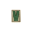 Picture of LETTER "V" PVC Patch 0.84" x 1.18" by Maxpedition®