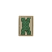 Picture of LETTER "X" PVC Patch 0.7" x 1.18" by Maxpedition®