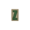 Picture of LETTER "Z" PVC Patch 0.7" x 1.18" by Maxpedition®