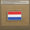 Picture of Netherlands Flag PVC Patch 3" x 1.9" by Maxpedition®