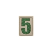 Picture of Number 5 PVC Patch 0.84" x 1.18" by Maxpedition®