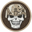 Picture of Soldier Skull PVC Patch 2" x 2" by Maxpedition®