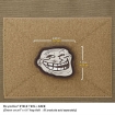 Picture of Troll Face PVC Patch 2.25" x 1.9" by Maxpedition®